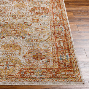Naila IAL-2305 9' x 12'2" Machine Woven Rug IAL2305-9122  Light Sage, Sage, Tan, Mustard, Rust, Olive Surya