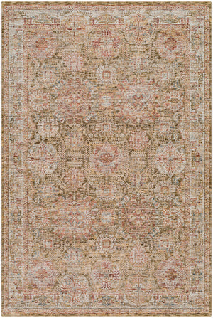 Naila IAL-2306 9' x 12'2" Machine Woven Rug IAL2306-9122  Sage, Light Sage, Olive, Mustard, Tan, Rust Surya