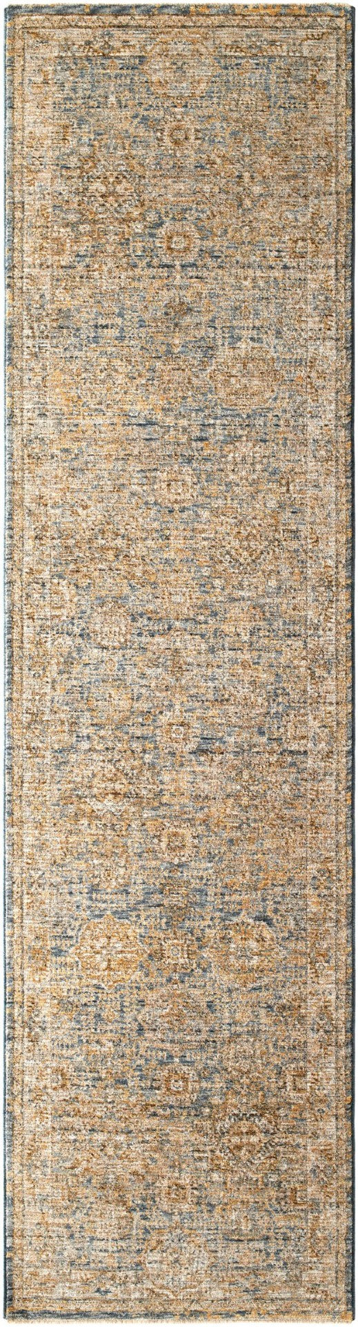 Livabliss Naila Traditional Fringe Area Rug Turkish Woven Polyester for Living Room Bedroom Sage, Light Sag 2'7" x 7'3" IAL2307-2773