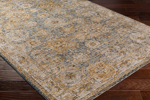 Naila IAL-2307 9' x 12'2" Machine Woven Rug IAL2307-9122  Sage, Light Sage, Tan, Dark Blue, Mustard, Olive Surya