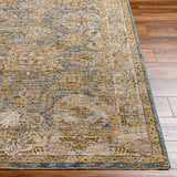 Naila IAL-2307 9' x 12'2" Machine Woven Rug IAL2307-9122  Sage, Light Sage, Tan, Dark Blue, Mustard, Olive Surya