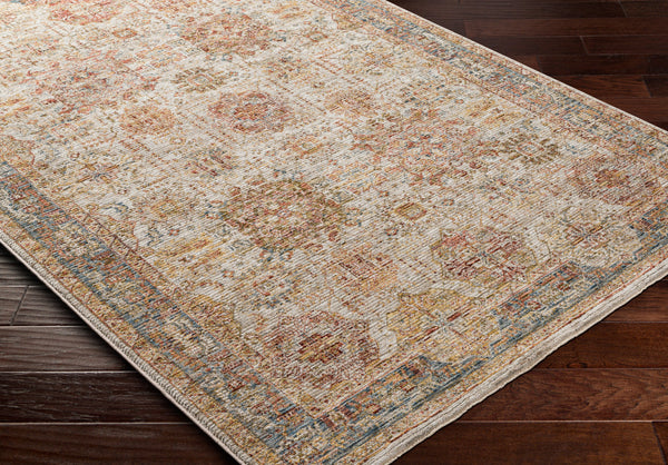 Naila IAL-2308 9' x 12'2" Machine Woven Rug IAL2308-9122  Light Sage, Sage, Tan, Mustard, Dark Blue, Rust Surya