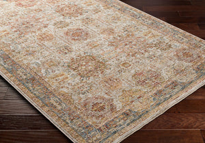Livabliss Naila Traditional Fringe Area Rug Turkey Woven Polyester Medium Pile Living Room Light Sage, Sag 6'7" x 6'7" IAL2308-67RD