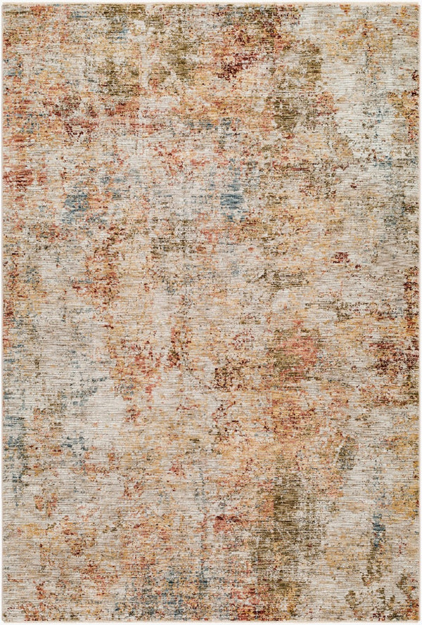 Livabliss Naila Fringe Border Polyester Area Rug Turkish Woven Medium Pile Living Room Accent Tan, Sage 2'7" x 3'11" IAL2309-274