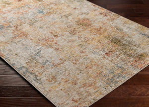 Livabliss Naila Fringe Border Polyester Area Rug Turkish Woven Medium Pile Living Room Accent Tan, Sage 2'7" x 3'11" IAL2309-274