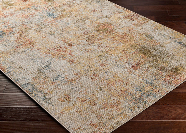 Livabliss Naila Fringe Border Polyester Area Rug Turkish Woven Medium Pile Living Room Accent Tan, Sage 2'7" x 3'11" IAL2309-274