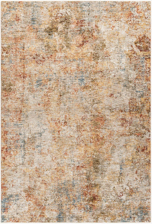 Livabliss Naila Fringe Border Polyester Area Rug Turkish Woven Medium Pile Living Room Accent Tan, Sage 6'7" x 9'6" IAL2309-6796