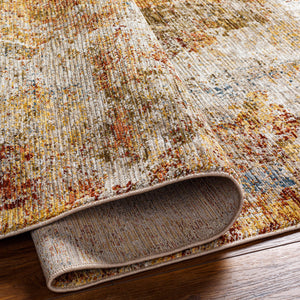 Naila IAL-2309 9' x 12'2" Machine Woven Rug IAL2309-9122  Tan, Sage, Mustard, Light Sage, Olive, Rust Surya
