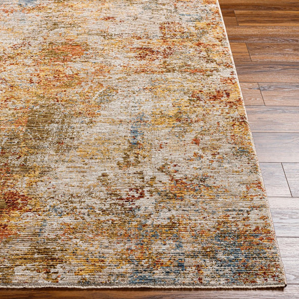 Livabliss Naila Fringe Border Polyester Area Rug Turkish Woven Medium Pile Living Room Accent Tan, Sage 2'7" x 3'11" IAL2309-274