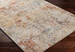 Naila IAL-2310 9' x 12'2" Machine Woven Rug IAL2310-9122  Tan, Light Sage, Sage, Mustard, Dark Blue, Rust Surya
