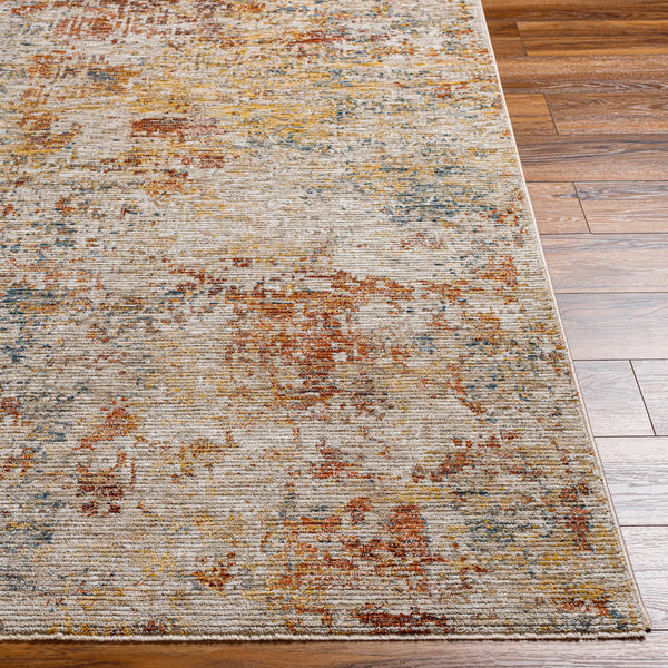 Naila IAL-2310 9' x 12'2" Machine Woven Rug IAL2310-9122  Tan, Light Sage, Sage, Mustard, Dark Blue, Rust Surya