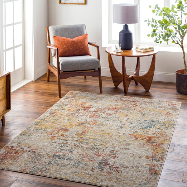Livabliss Naila Bohemian Fringe Area Rug Polyester Woven in Turkey for Living or Dining Rooms Tan, Light Sage 7'10" x 10'2" IAL2310-710103