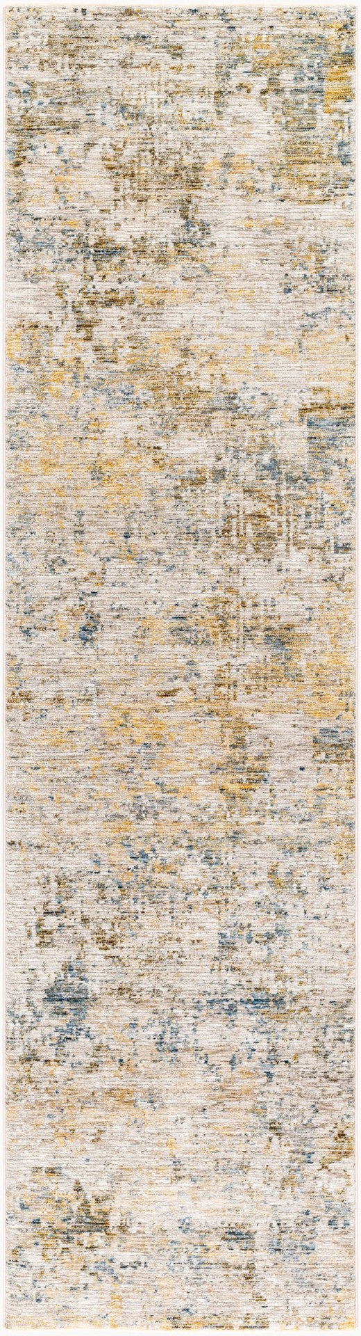 Livabliss Naila Machine Woven Polyester Area Rug with Fringe Trim for Living or Dining Rooms Tan, Light Sage 2'7" x 10' IAL2311-2710
