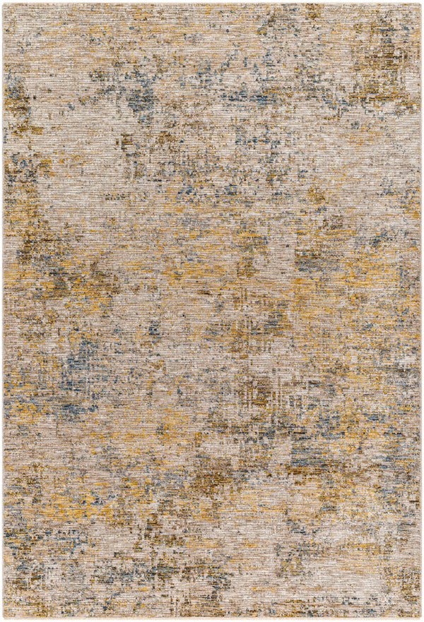 Naila IAL-2311 9' x 12'2" Machine Woven Rug IAL2311-9122  Tan, Light Sage, Sage, Mustard, Dark Blue, Olive Surya