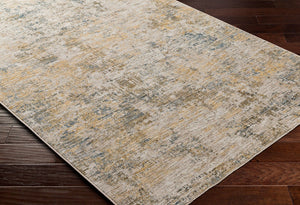 Livabliss Naila Machine Woven Polyester Area Rug with Fringe Trim for Living or Dining Rooms Tan, Light Sage 9' x 12'2" IAL2311-9122