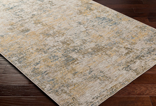 Livabliss Naila Machine Woven Polyester Area Rug with Fringe Trim for Living or Dining Rooms Tan, Light Sage 9' x 12'2" IAL2311-9122