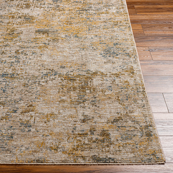 Naila IAL-2311 9' x 12'2" Machine Woven Rug IAL2311-9122  Tan, Light Sage, Sage, Mustard, Dark Blue, Olive Surya
