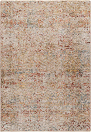 Naila IAL-2312 6'7" x 9'6" Machine Woven Rug IAL2312-6796  Light Sage, Tan, Sage, Mustard, Rust, Dark Blue Surya