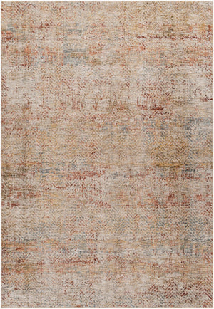 Livabliss Naila Polyester Area Rug Turkey Woven Fringe Border Medium Pile Living Room Accent Light Sage, Tan 6'7" x 9'6" IAL2312-6796