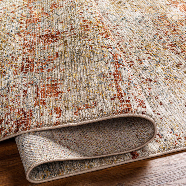 Naila IAL-2312 9' x 12'2" Machine Woven Rug IAL2312-9122  Light Sage, Tan, Sage, Mustard, Rust, Dark Blue Surya