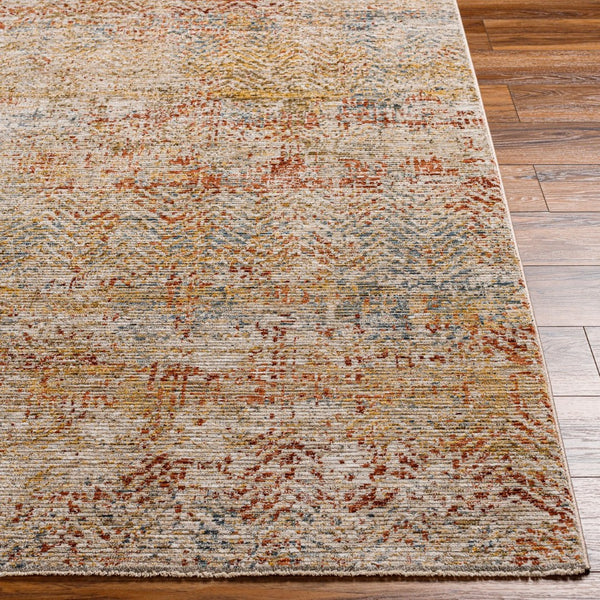 Livabliss Naila Polyester Area Rug Turkey Woven Fringe Border Medium Pile Living Room Accent Light Sage, Tan 2'7" x 3'11" IAL2312-274