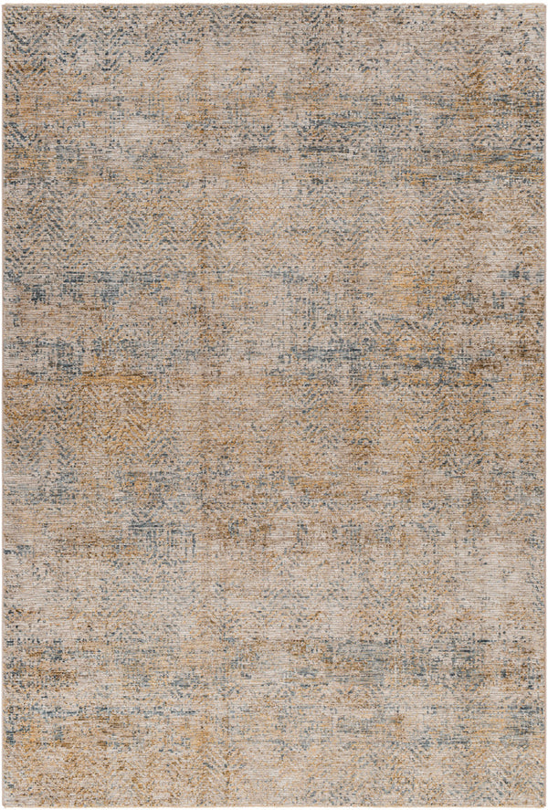 Naila IAL-2313 9'6" x 6'7" Machine Woven Rug IAL2313-6796  Light Sage, Tan, Sage, Dark Blue, Mustard, Olive Surya