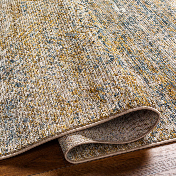 Naila IAL-2313 9' x 12'2" Machine Woven Rug IAL2313-9122  Light Sage, Tan, Sage, Dark Blue, Mustard, Olive Surya
