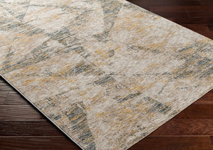 Naila IAL-2314 12'2" x 9' Machine Woven Rug IAL2314-9122  Light Sage, Tan, Sage, Dark Blue, Mustard, Olive Surya