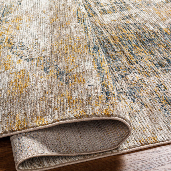 Naila IAL-2314 12'2" x 9' Machine Woven Rug IAL2314-9122  Light Sage, Tan, Sage, Dark Blue, Mustard, Olive Surya