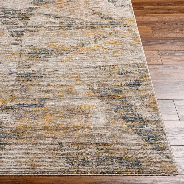 Naila IAL-2314 12'2" x 9' Machine Woven Rug IAL2314-9122  Light Sage, Tan, Sage, Dark Blue, Mustard, Olive Surya