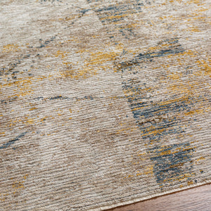 Naila IAL-2314 12'2" x 9' Machine Woven Rug IAL2314-9122  Light Sage, Tan, Sage, Dark Blue, Mustard, Olive Surya