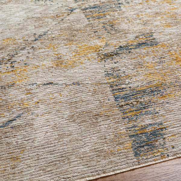 Naila IAL-2314 12'2" x 9' Machine Woven Rug IAL2314-9122  Light Sage, Tan, Sage, Dark Blue, Mustard, Olive Surya