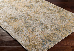Livabliss Naila Bohemian Fringe Area Rug Turkish Woven Polyester for Living and Dining Rooms Tan, Sage 7'10" x 7'10" IAL2315-710RD