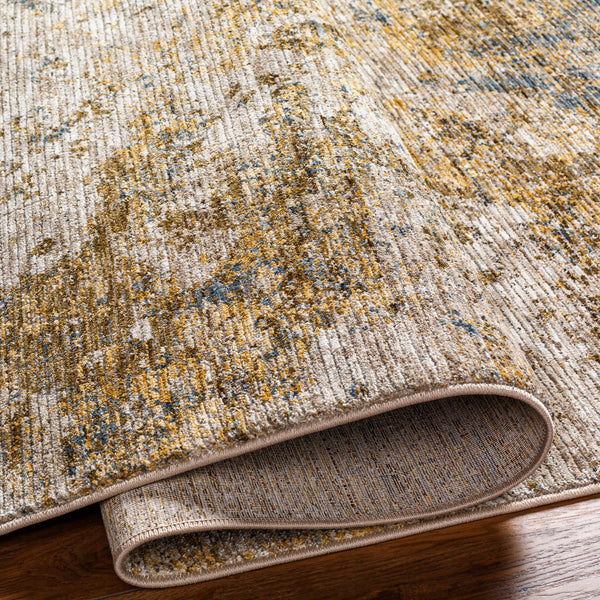 Naila IAL-2315 12'2" x 9' Machine Woven Rug IAL2315-9122  Tan, Sage, Light Sage, Mustard, Olive, Dark Blue Surya