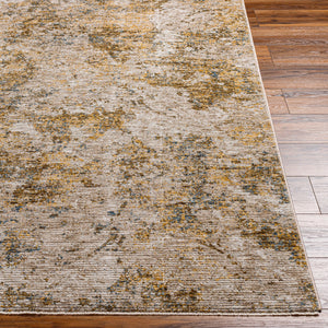 Naila IAL-2315 12'2" x 9' Machine Woven Rug IAL2315-9122  Tan, Sage, Light Sage, Mustard, Olive, Dark Blue Surya