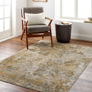 Naila IAL-2315 12'2" x 9' Machine Woven Rug IAL2315-9122  Tan, Sage, Light Sage, Mustard, Olive, Dark Blue Surya