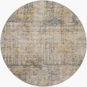 Livabliss Naila Bohemian Fringe Area Rug Polyester Medium Pile for Living or Dining Rooms Light Sage, Tan 5'3" x 5'3" IAL2316-53RD