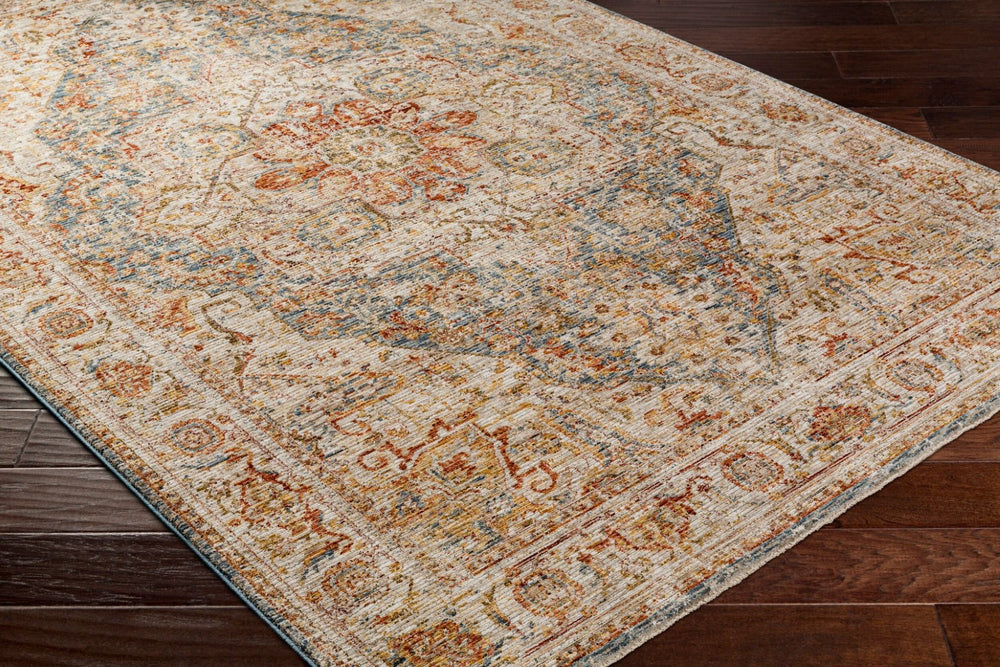 Livabliss Naila Traditional Fringe Area Rug Polyester Pile for Formal Living and Dining Rooms Light Sage, Sag 2'7" x 7'3" IAL2317-2773
