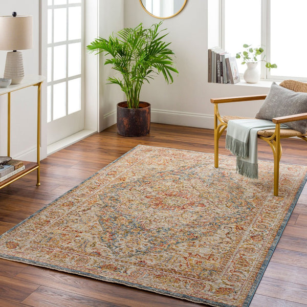 Livabliss Naila Traditional Fringe Area Rug Polyester Pile for Formal Living and Dining Rooms Light Sage, Sag 2'7" x 7'3" IAL2317-2773
