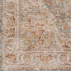 Naila IAL-2317 9' x 12'2" Machine Woven Rug IAL2317-9122  Light Sage, Sage, Tan, Mustard, Dark Blue, Rust Surya