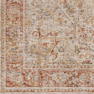 Livabliss Naila Traditional Fringe Area Rug Turkey Woven Polyester Medium Pile Living Room Light Sage, Tan 10' x 13'11" IAL2318-1014