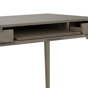 English Elm Harper Desk - Stylish Farmhouse Grey Workspace With Storage, Mid-Century Design & Durability B136P158719