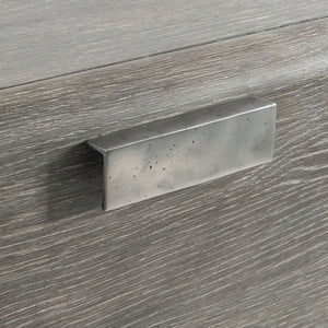 Bernhardt Bernhardt Monolith Dresser — Wire-Brushed Oak Rustic-Modern 5 Soft-Close Drawers, Cast Aluminum Pulls 343052