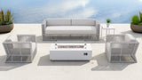 Miami Sofa in Echo Ash w/ Self Welt SW4401-23-EASH-STKIT Sunset West