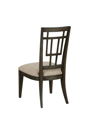 A.R.T. Furniture Woodwright Rohe Side Chair - Elegant Transitional Design, Plush Cushion, Stylish Lloyd Brown Finish - Set Of 2 Brown, Gray Parawood Solids,Quarter Sawn White Oak Veneer,And Upholstery 253204-2315