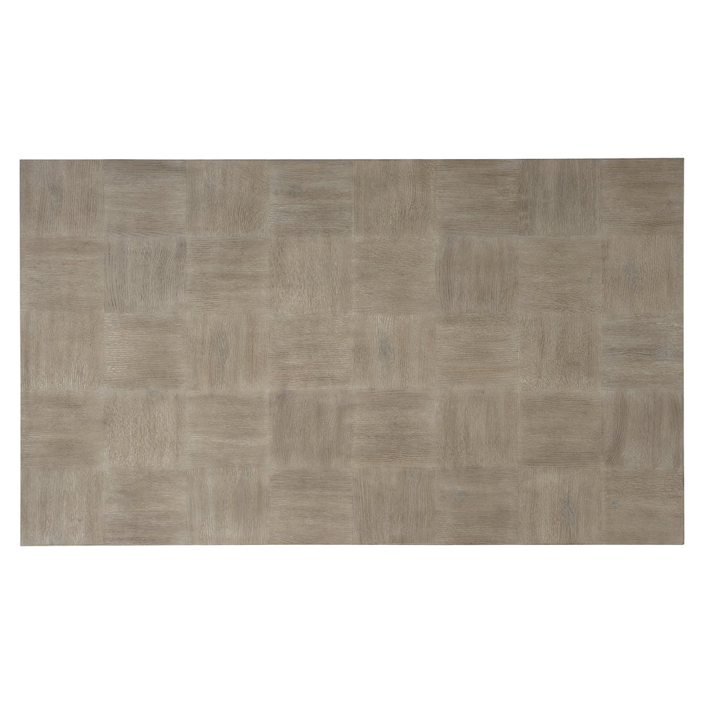 Bernhardt Bernhardt Fairgrove Cocktail Table With Sandblasted Oak Top, Geometric Grain Pattern, Robust Modern Appeal 416021