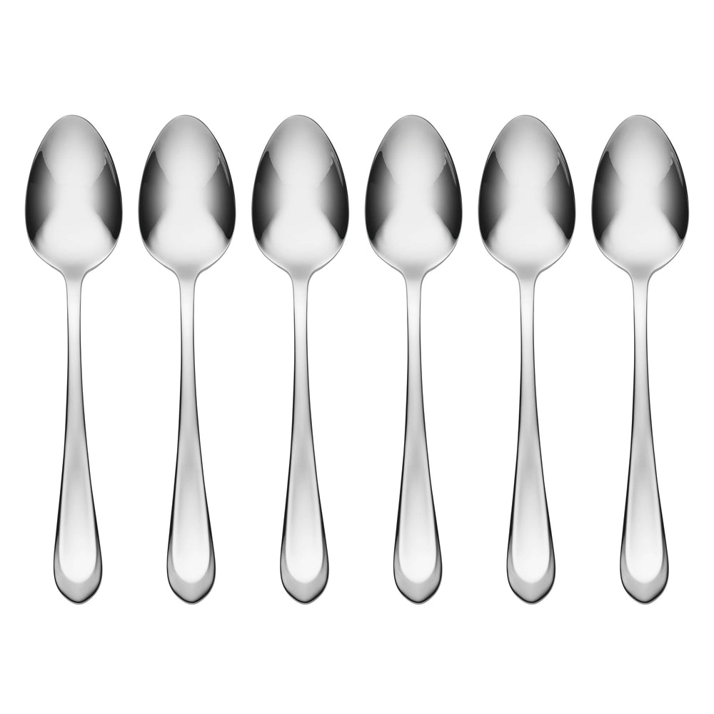 Lenox Hampton Forge Alessi Mirror Everyday Teaspoons, Set of 6 Metallic, STAINLESS METAL 895326