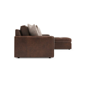 Bernhardt Bernhardt Nest Three Piece Premium Leather Sectional for Spacious Modern Living Rooms K2309