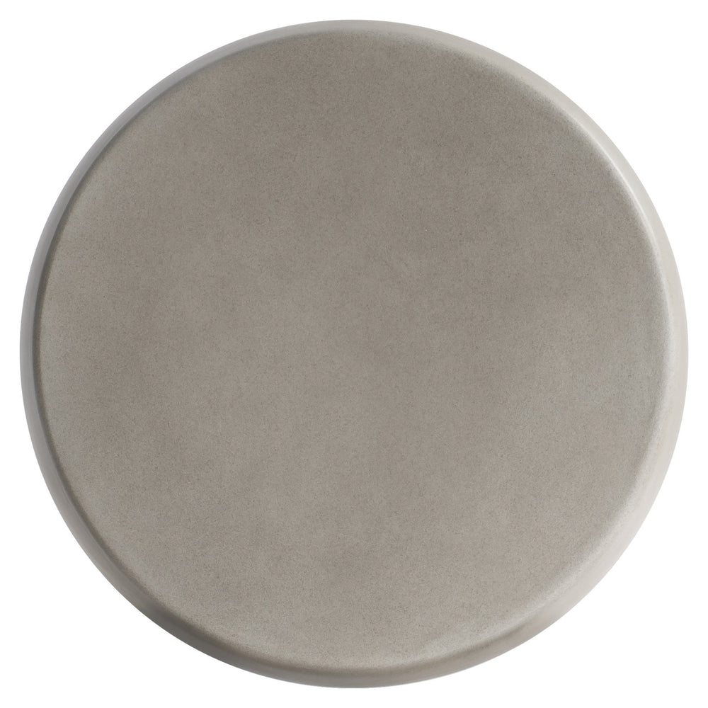 Bernhardt Bernhardt Maroma Cast Glass-Reinforced Concrete Cocktail Table, Bedrock Finish, Sculptural Patio Accent (26"W X18"H) X05013