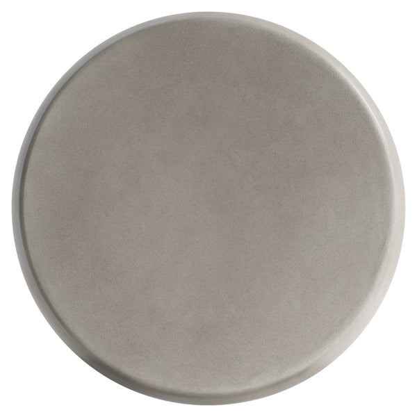 Bernhardt Bernhardt Maroma Cast Glass-Reinforced Concrete Cocktail Table, Bedrock Finish, Sculptural Patio Accent (26"W X18"H) X05013